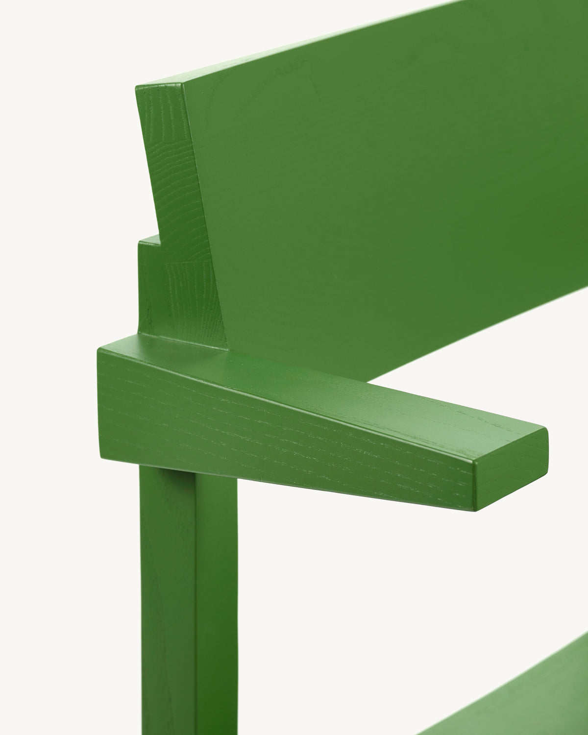 Silent - Chaise À Accoudoirs - Frêne - Grass