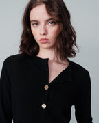 BLACK CARDIGAN NABEL BLACK