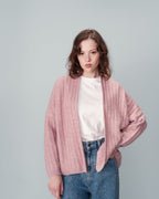 CARDIGAN ROSE NANDO ROSE