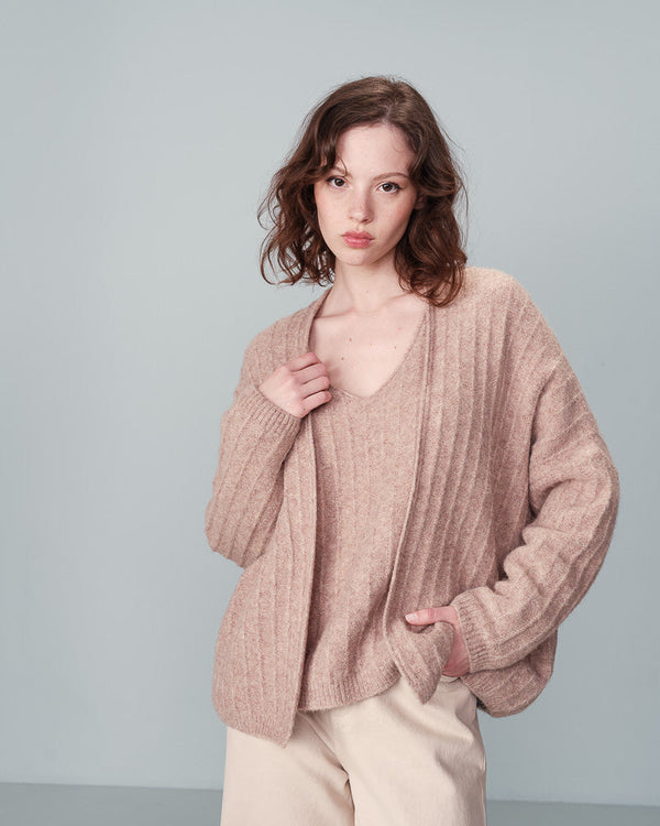 TAUPE CARDIGAN NANDO TAUPE