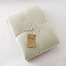 Duvet - Double Gauze Plain Cotton - Gaia - Aqua Green