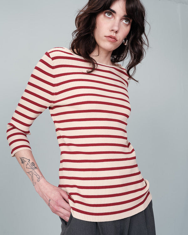 BURGUNDY TOP NATHAN BURGUNDY