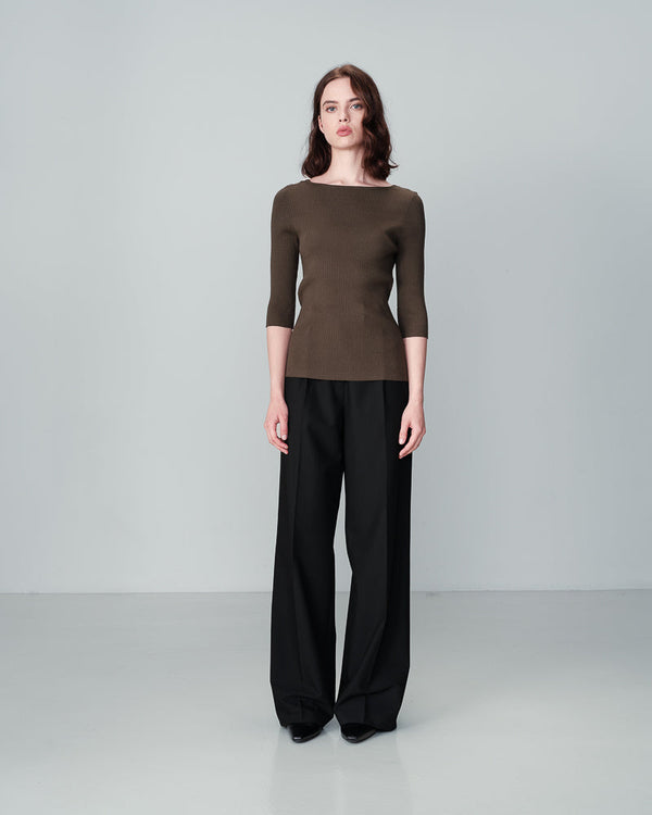 KHAKIFARVET TOP NATHAN KHAKI
