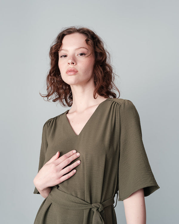 VESTIDO CAQUI NIA CAQUI