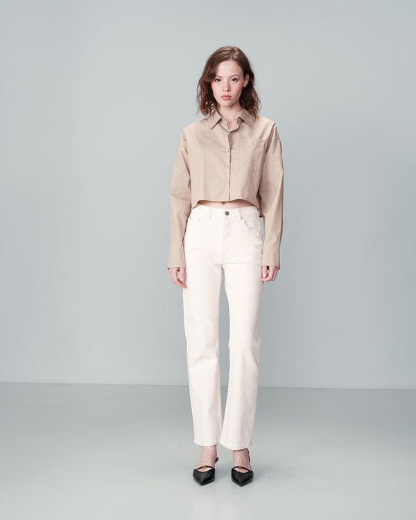 BLUSE SANDFARBEN NIAMITA SANDFARBEN