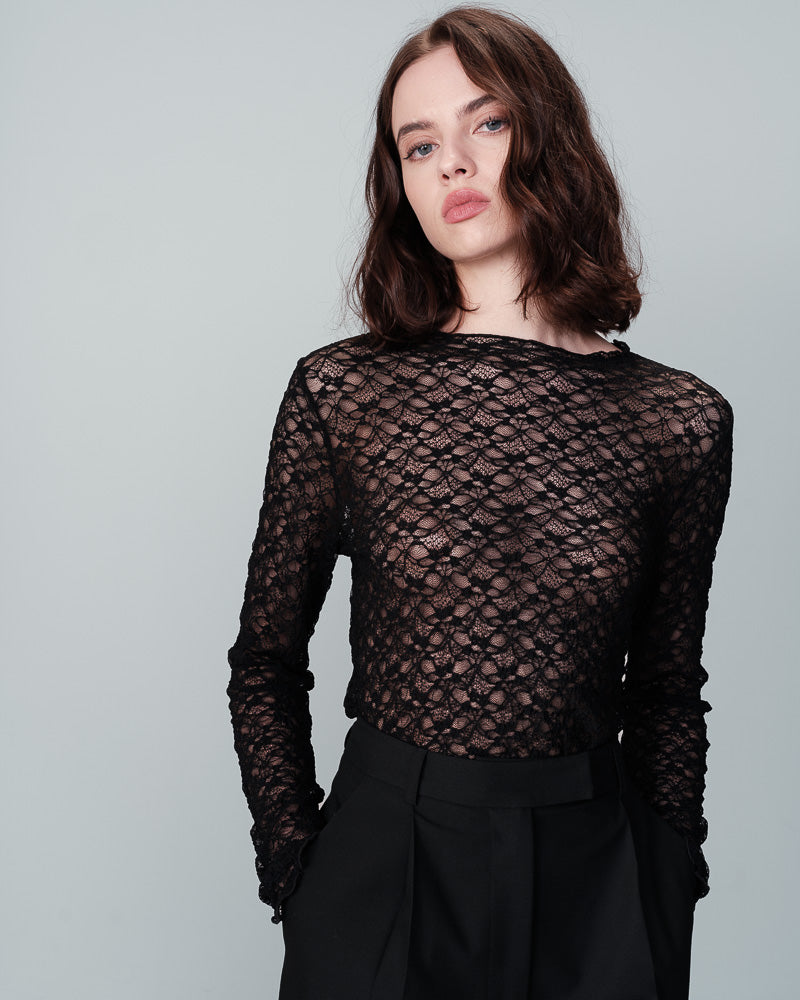 BLACK T-SHIRT NICOLE BLACK