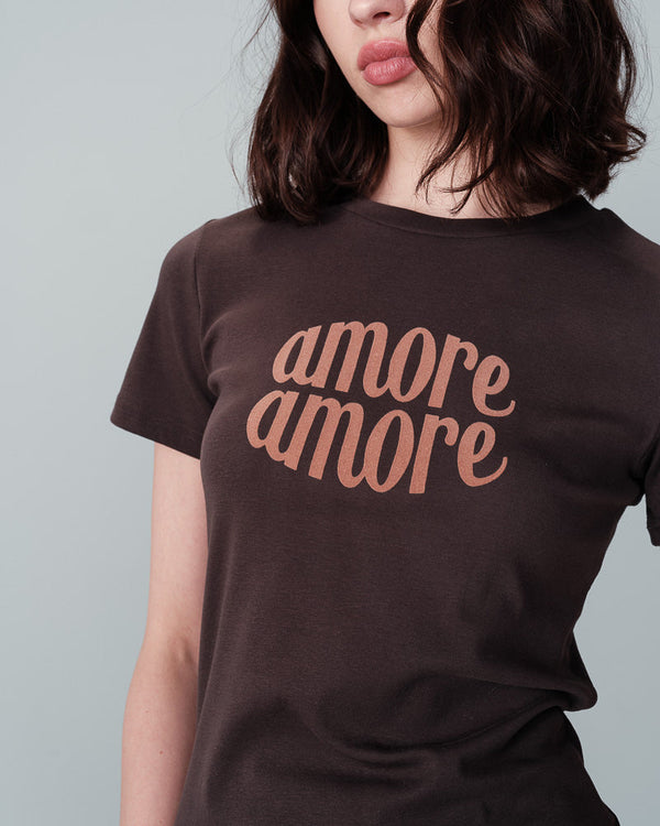 ANTRACITGRÅ T-SHIRT NICOLETTE ANTRACITGRÅ