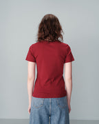 BURGUNDY T-SHIRT NICOLETTE BURGUNDY