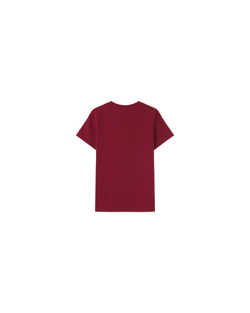 BURGUNDY T-SHIRT NICOLETTE BURGUNDY