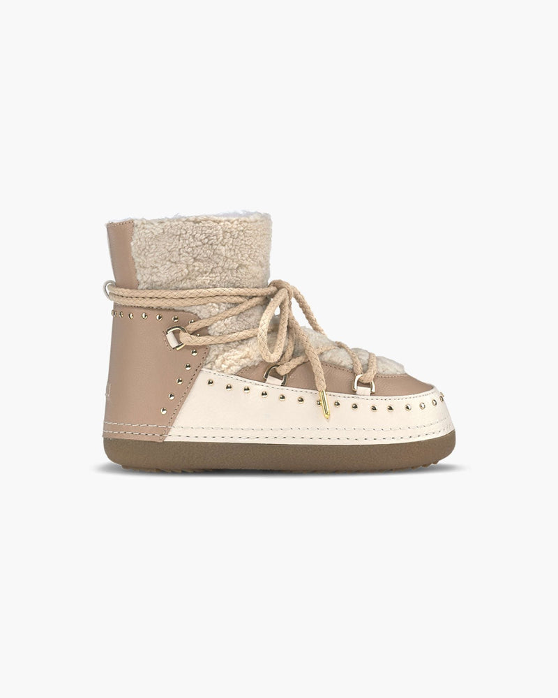 Botas Rock Rizadas - Beige