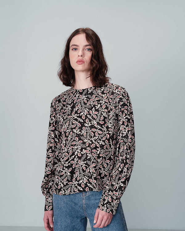 BLOUSE ZWART NIMES ZWART