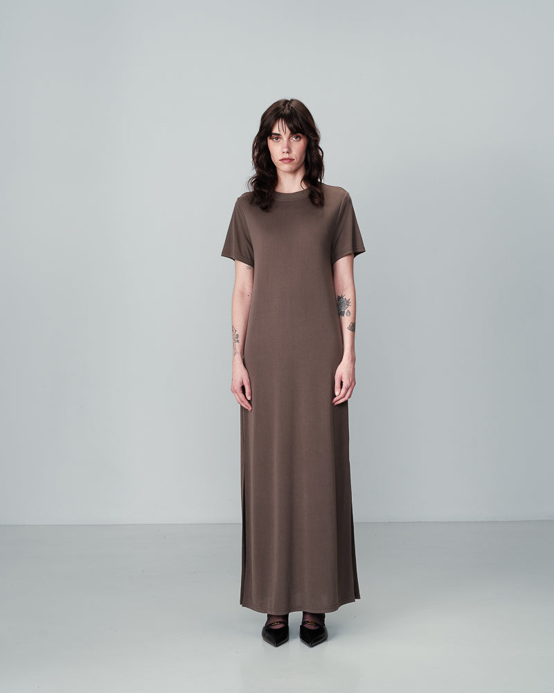VESTIDO CAQUI NINA CAQUI