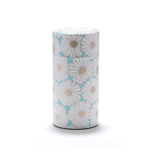 Boîte Washi Pour Thé Marguerite Blue - 150G
