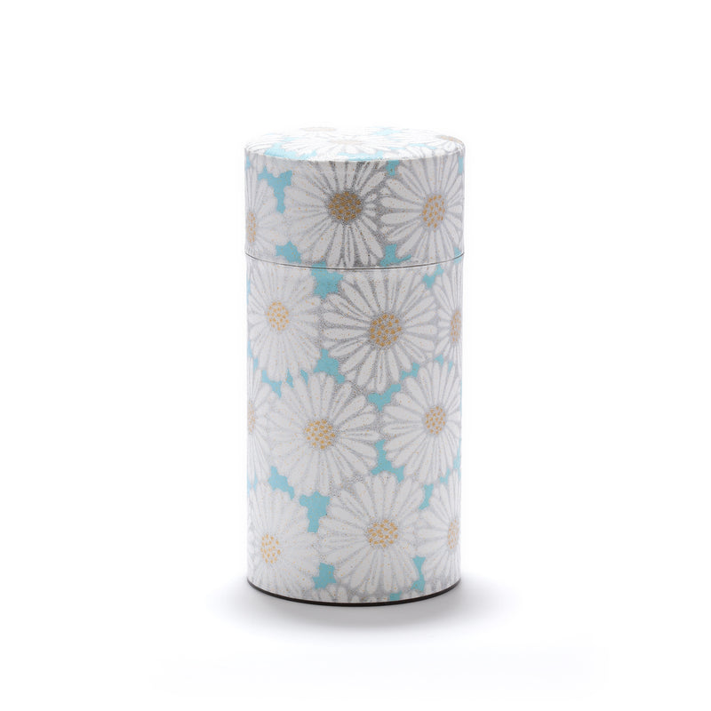 Boîte Washi Pour Thé Marguerite Blue - 150G