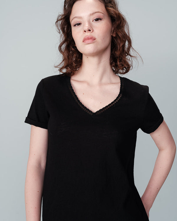T-SHIRT ZWART NOA ZWART