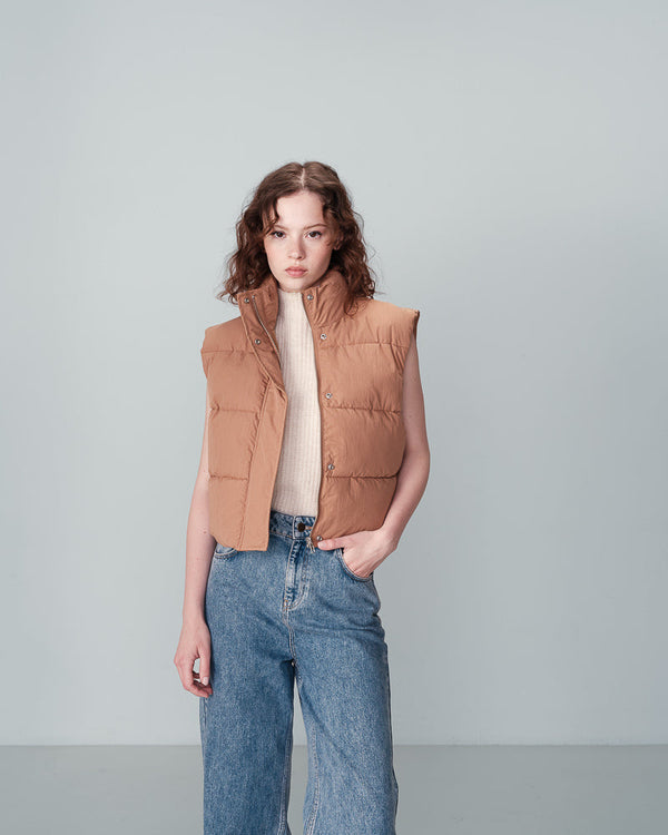 DOUDOUNE CAMEL NYLON CAMEL