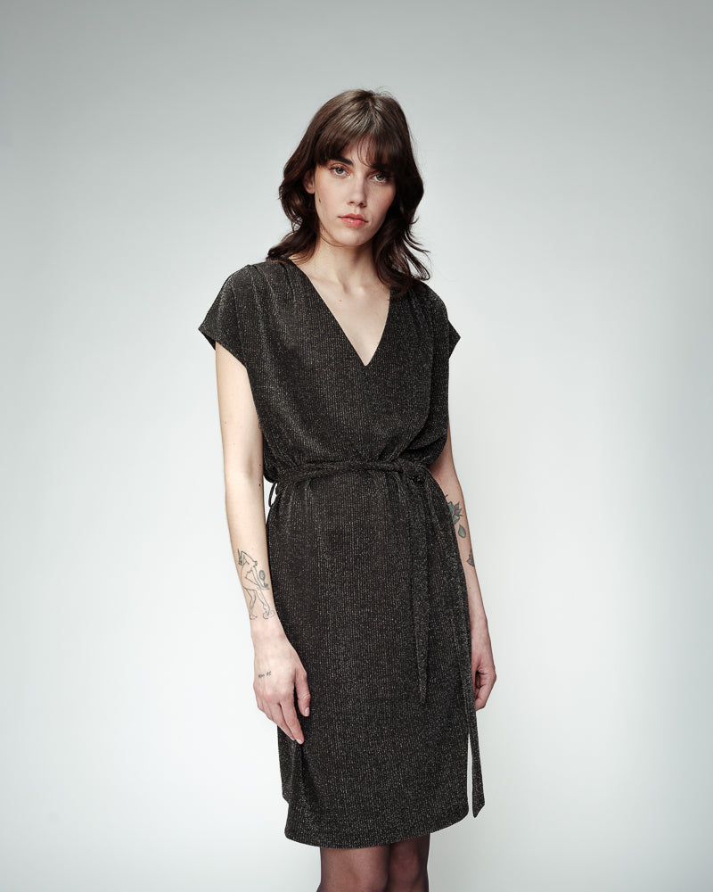 ROBE COURTE ARGENT OANA ARGENT