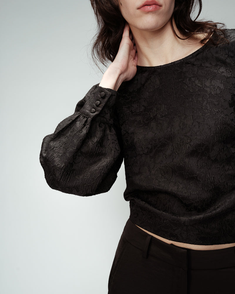 BLOUSE NOIR OLLY NOIR