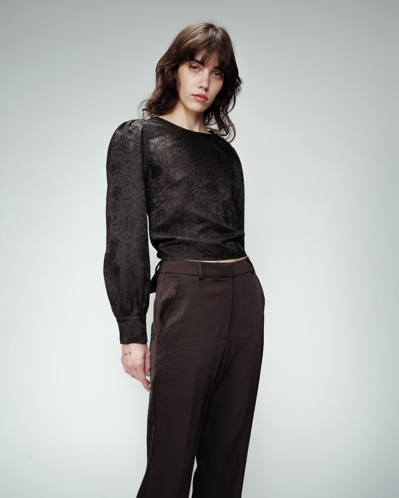 BLOUSE NOIR OLLY NOIR