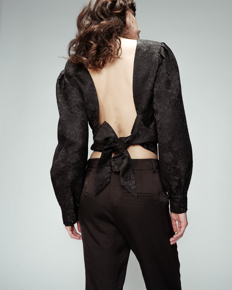 BLOUSE NOIR OLLY NOIR
