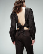 BLOUSE NOIR OLLY NOIR