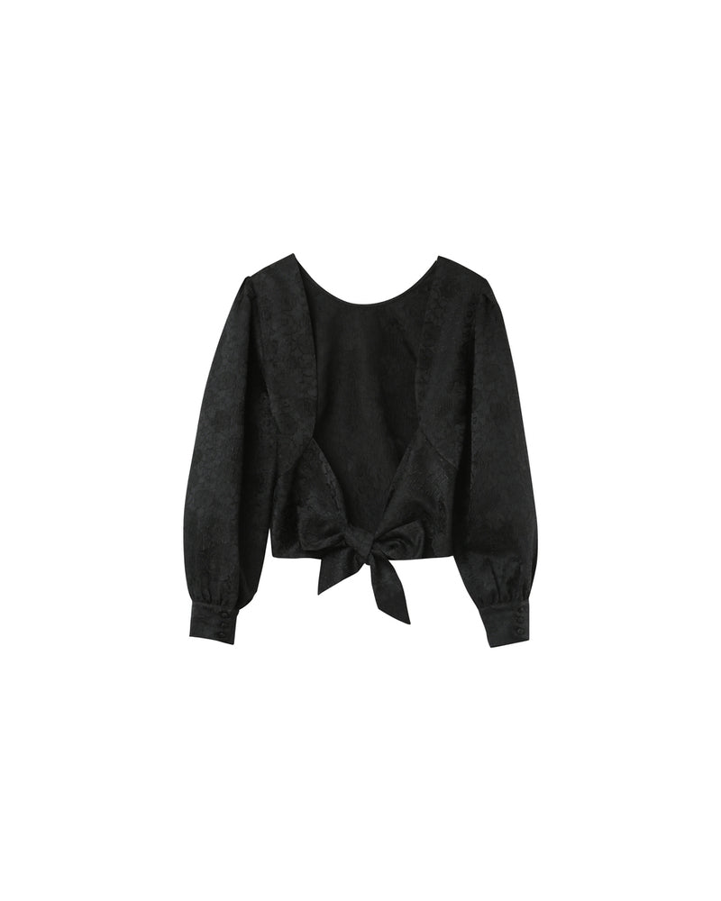 BLOUSE NOIR OLLY NOIR