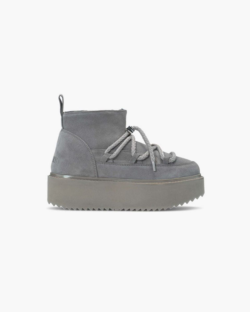 Botas clásicas con plataforma baja - Gris