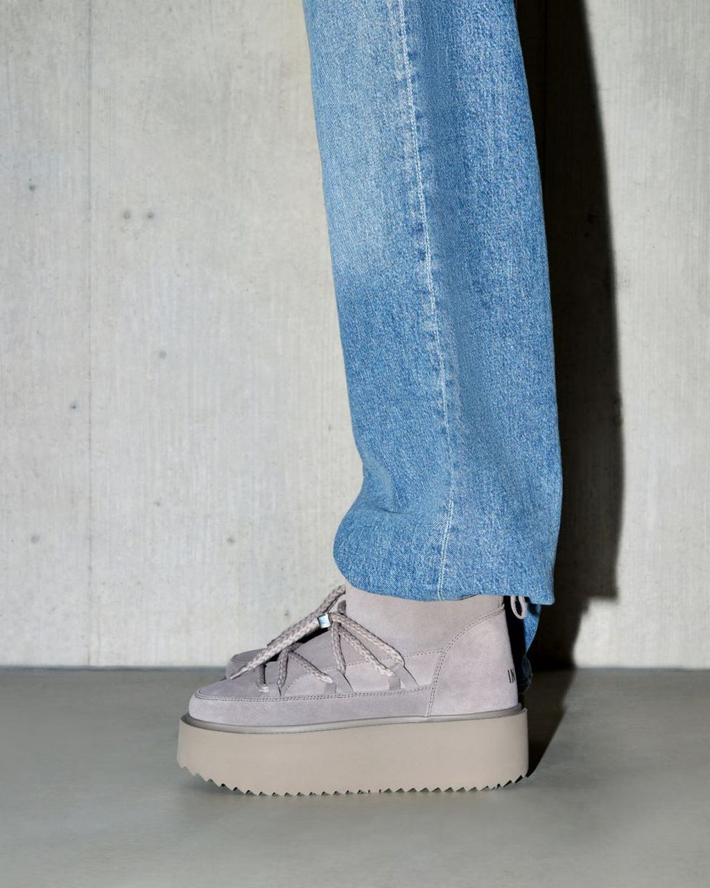 Stövlar Classic Low Platform - Grey