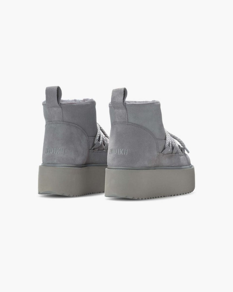 Botas clásicas con plataforma baja - Gris