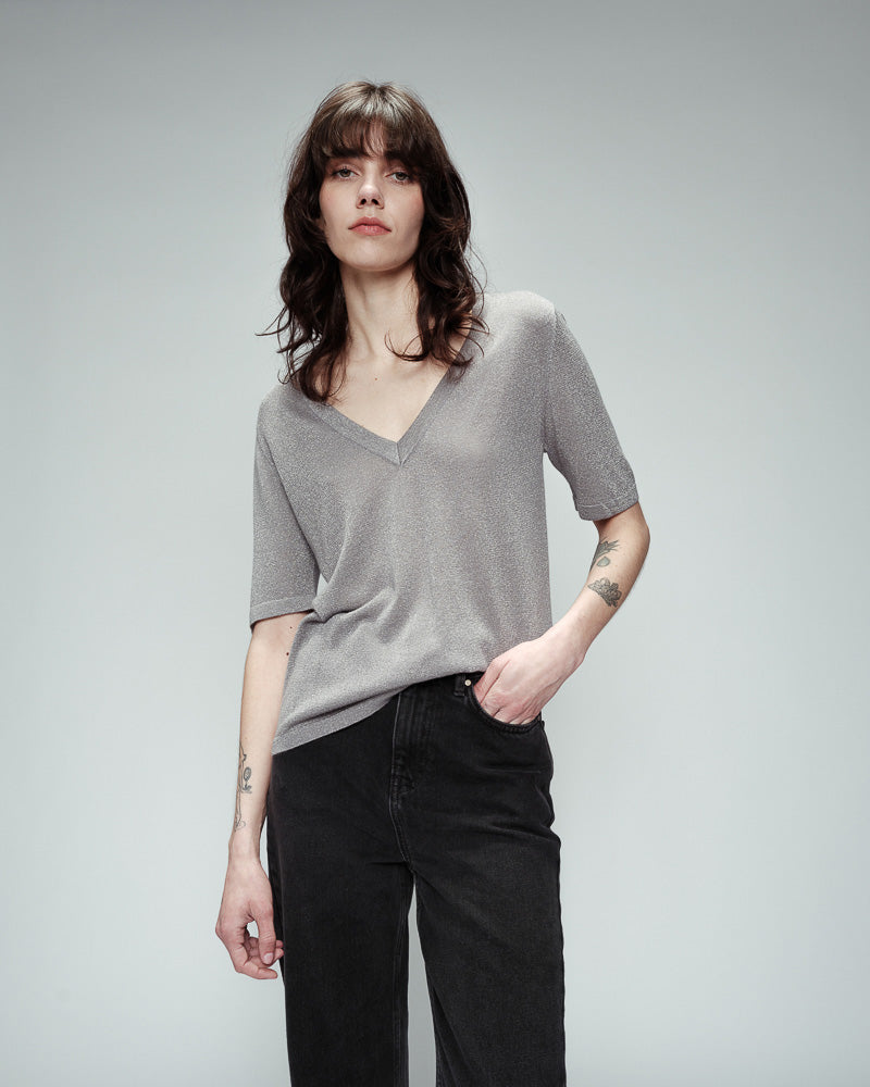 T-SHIRT ARGENT OMALIA ARGENT