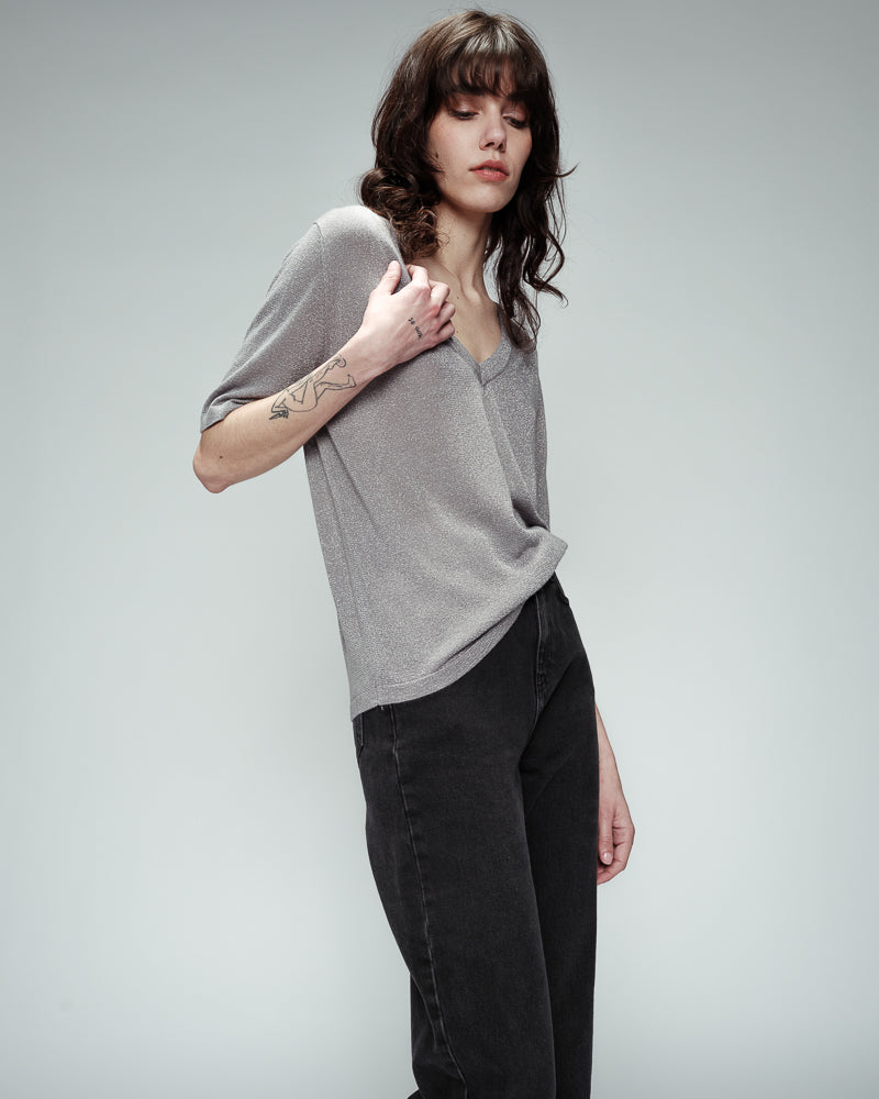 T-SHIRT ARGENT OMALIA ARGENT