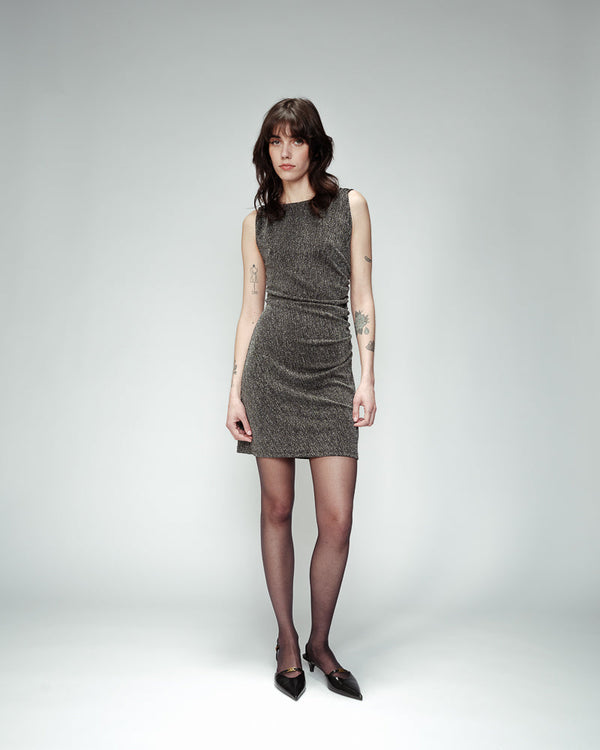 KURZE KLEID SILBER ORELIA SILBER