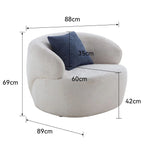 Fauteuils À Oreilles Venedik - Blanc
