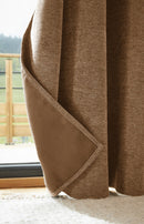 Rideau Occultant + Polaire - Polyester - Bjorn - Camel