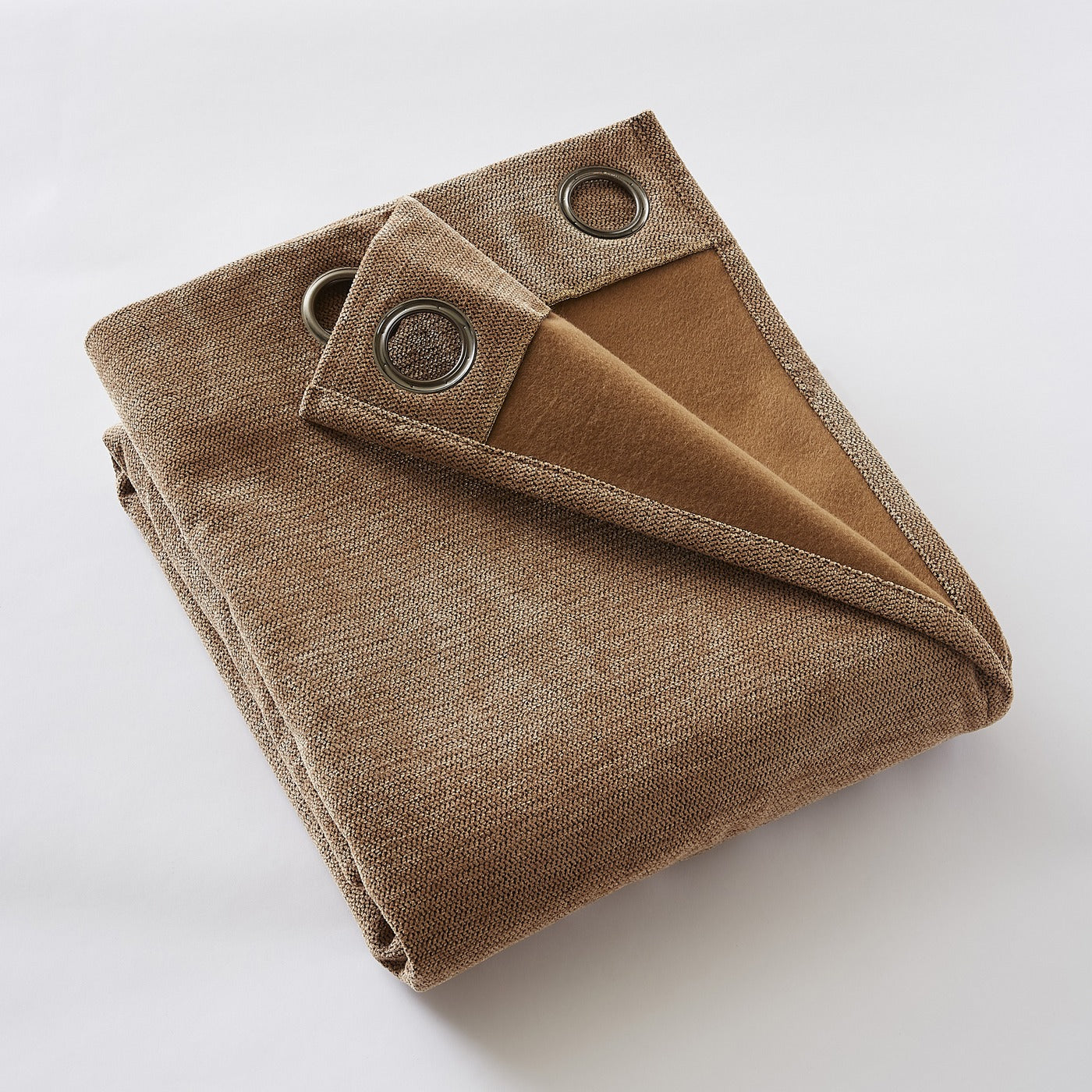 Cortina Opaca + Polar - Poliéster - Bjorn - Camel