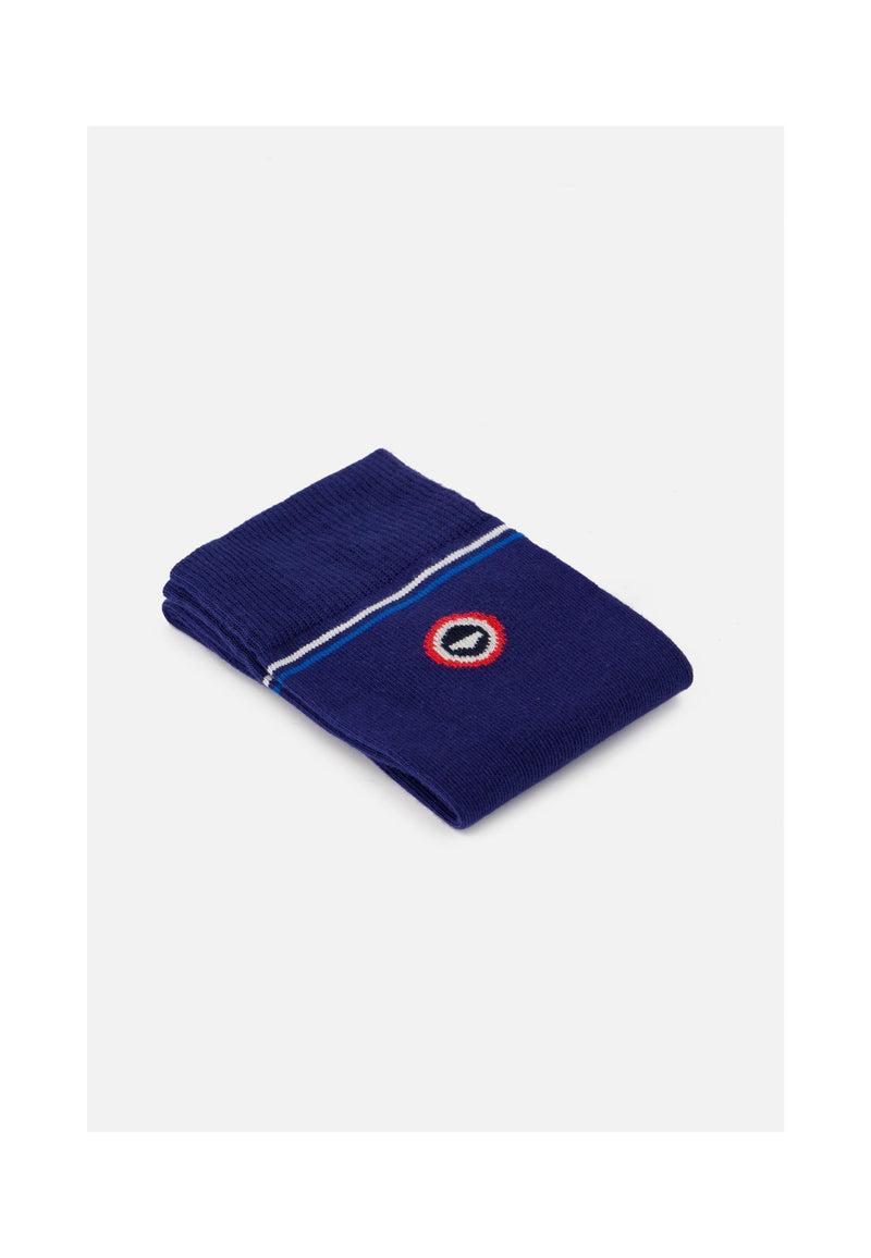 Chaussettes Mi-Hautes Fantaisie - Bleu