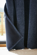 Rideau Occultant + Polaire - Polyester - Bjorn - Minuit