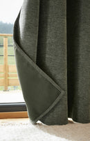 Rideau Occultant + Polaire - Polyester - Bjorn - Romarin