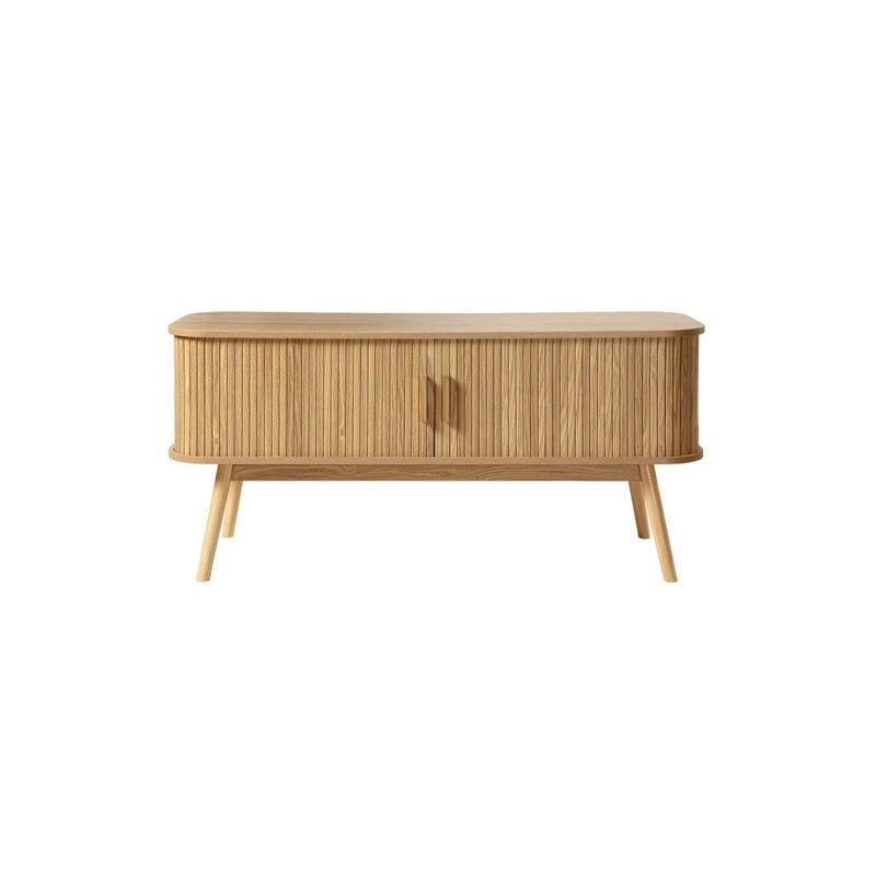 Ernest - Tv Unit 2 Sliding Doors - Light Wood