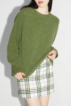 The Aria Tartan Neon Mini Skirt