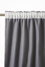Bjorn - Rideau Galon Fronceur Occultant + Polaire - Polyester - Titane