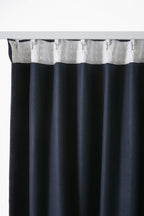 Bjorn - Rideau Galon Fronceur Occultant + Polaire - Polyester - Minuit