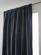 Bjorn - Rideau Galon Fronceur Occultant + Polaire - Polyester - Minuit