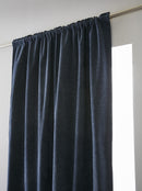 Rideau Galon Fronceur Occultant + Polaire - Polyester - Bjorn - Minuit