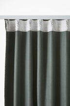 Bjorn - Rideau Galon Fronceur Occultant + Polaire - Polyester - Romarin