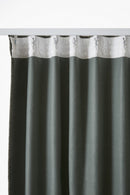 Rideau Galon Fronceur Occultant + Polaire - Polyester - Bjorn - Romarin