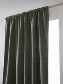 Rideau Galon Fronceur Occultant + Polaire - Polyester - Bjorn - Romarin