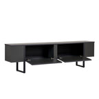 Onera - TV Stand - Anthracite/Black