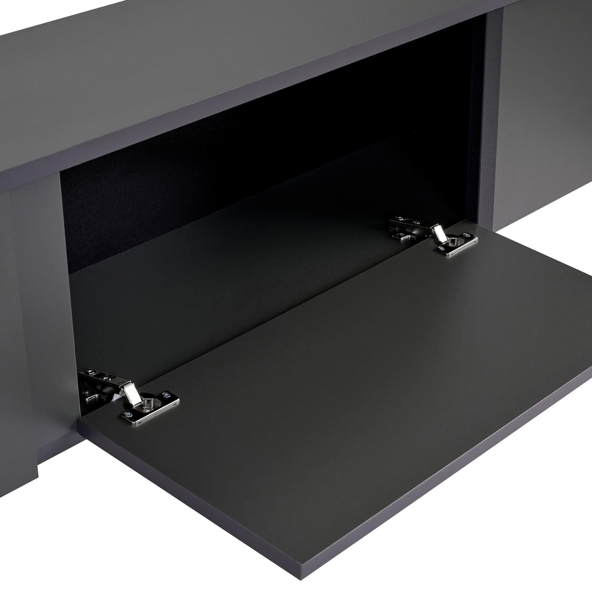 Onera - TV Stand - Anthracite/Black
