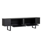 Onera - Meuble TV - Bois Noir/Noir